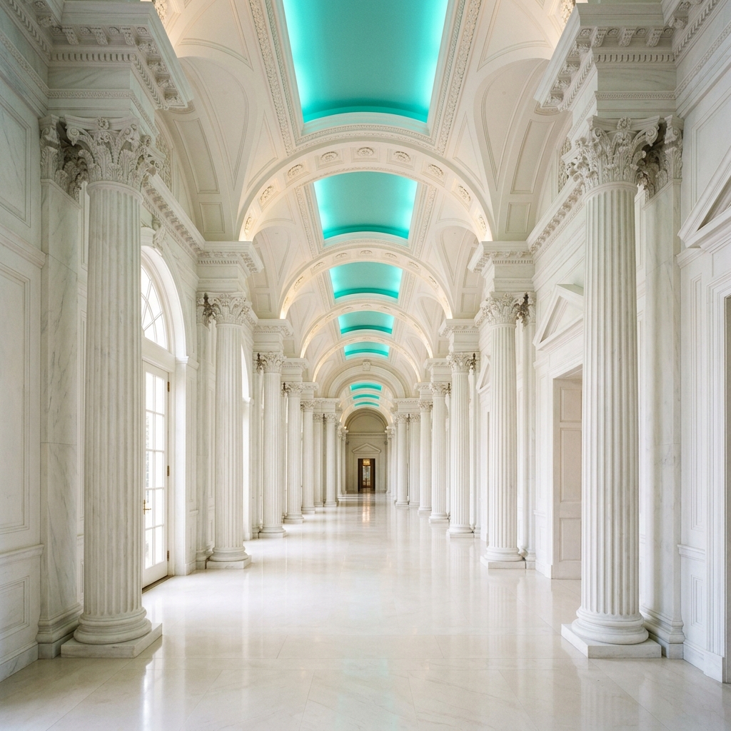 Strategic Blueprint Hallway